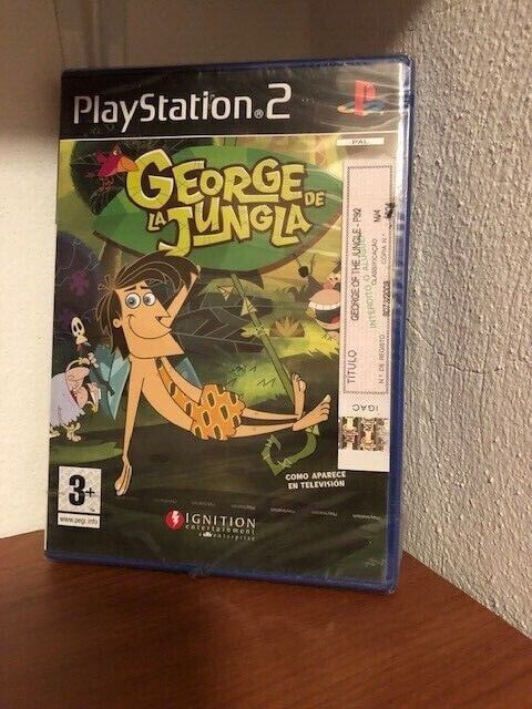 George of the Jungle De la Jungla Sony PlayStation PS2 Sealed PAL ESPANA English