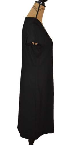 Brooks Brothers Little black dress, short sleeve Button shoulder NWT size 6 - Picture 5 of 12