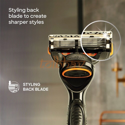 Gillette Fusion Power Razor Afeitado Hombre, Duracell Batería, Precargado Hoja - Picture 3 of 7