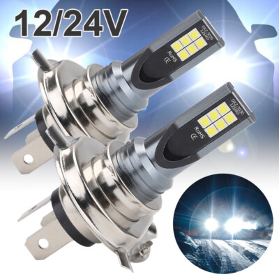 2tlg LED Beleuchtungskabel 6000K Xenon Weiß für Modellbau Traktor NEU