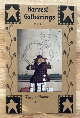 HARVEST GATHERINGS 5  Rags & Friends Doll Pattern