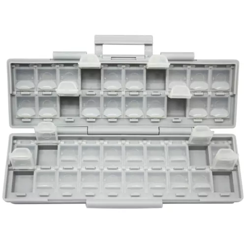 BOX-ALL-40 tiny components Beads screws Organizer Storage individual lids label