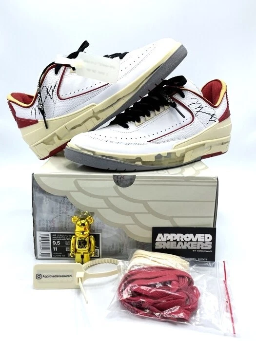 Nike Air Jordan 2 Retro Low SP Off-White White Red DJ4375-106 US9.5 43