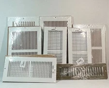 Lot of 8 HVAC Vent Covers - See Description for Details