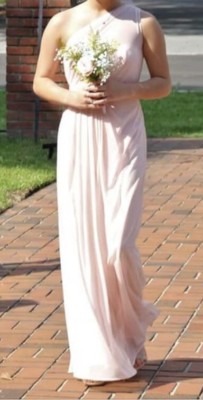 David's Bridal ladies blush pink formal dress | eBay David's Bridal ladies blush pink formal dress | eBay
