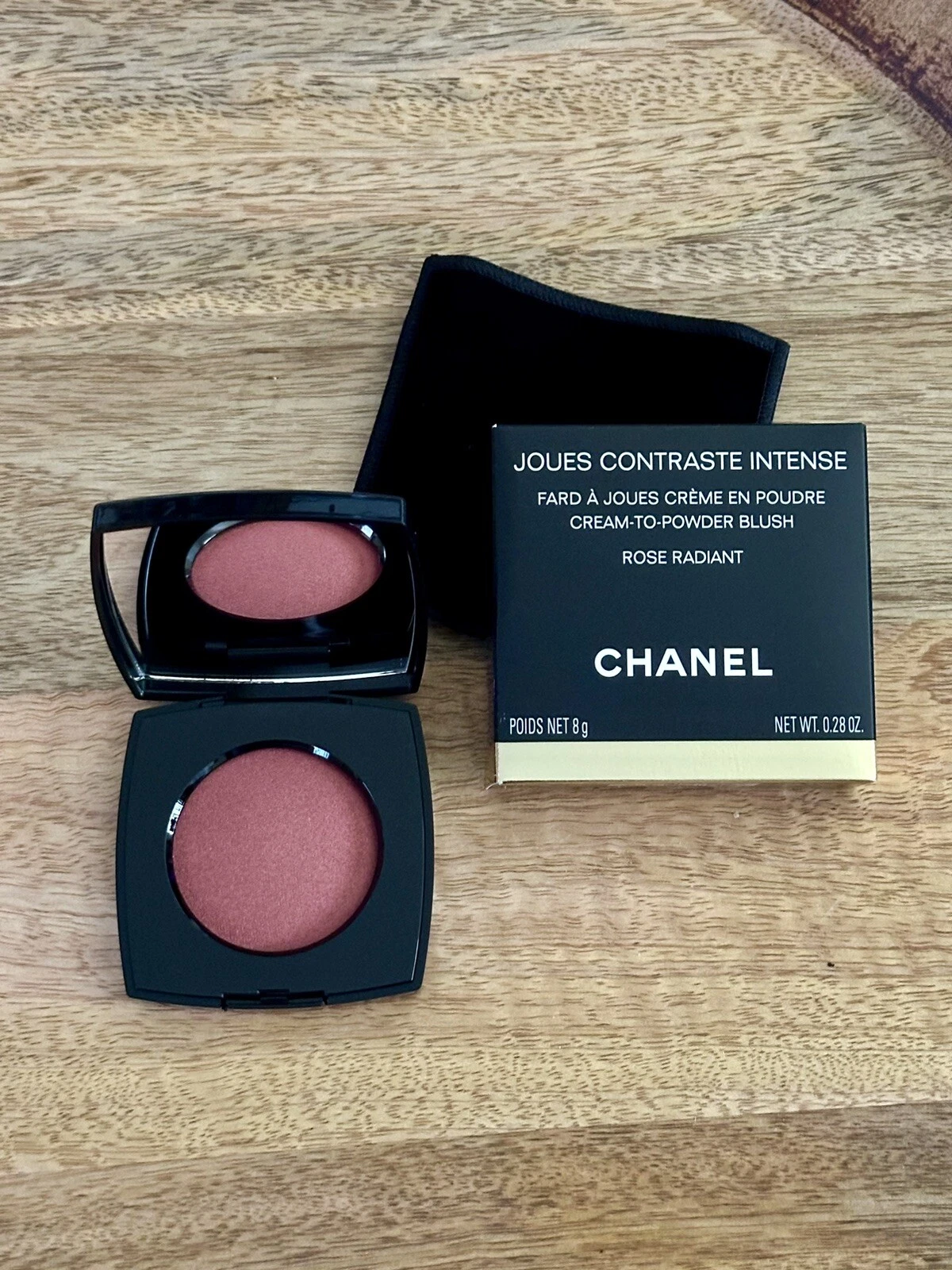 Blush crème à poudre Chanel JOUES CONTRASTE INTENSE ROSE RADIEUSE Neuf !