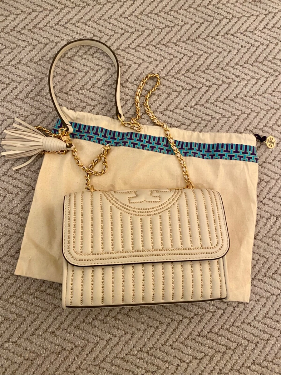 Tory burch fleming studded bag new arrivals