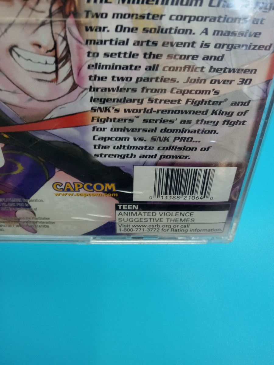 Capcom vs. SNK Pro (Sony PlayStation 1, 2002) for sale