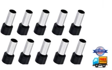 10pcs 4 Gauge Wire Ferrule Amplifier Ferrules 4 AWG Tin Copper Amp