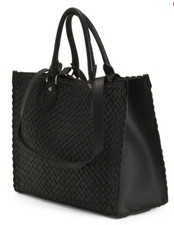 FALOR Black Italian Woven Soft Leat