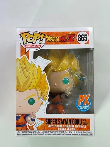 Funko Pop! Animation Super Saiyan Goku With Energy #865 PX Exclusive SEE PICS G3