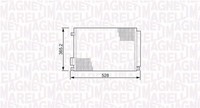 Magneti Marelli 350203497000 Kondensator, Klimaanlage FüR Fiat,Ford,Lancia