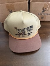 Southern String Tan/Brown Adjustable Solid Baseball Cap Men s One Size