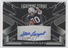 2020 Panini Obsidian Lightning Strike 91/100 Steve Largent #LS40 Auto HOF ow1
