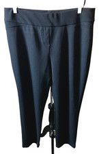 T Tahari Pull On Elastic Waist Pants, NEW, Black, 29" Inseam, Size L