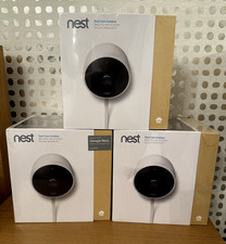 Image of 3 x GOOGLE NEST CAM OUTDOOR SECURITY CAMERA NC2100GB - SEALED BRAND NEW .