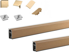 Alzatina per Piani Da Cucina in Alluminio Lunghezza 2 Metri, Spalletta per Top +