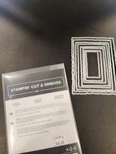Stampin' Up Deckled Rectangles dies