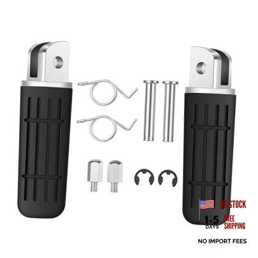 Motorcycle Front Foot pegs Foot Peg Footrest for Yamaha Fazer 700 Black#Front#1