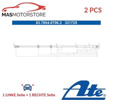 BREMSSCHLAUCH BREMSLEITUNG PAAR ATE 837804-07063 2PCS P FÜR MERCEDES-BENZ GLE