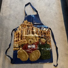 Harrods Teddy Bear Apron 100% cotton coated with PVC BRAND NEW 