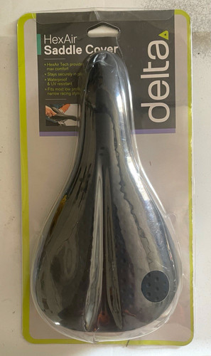 Delta HexAir Bicycle Seat Cover Black Anti-Slip Waterproof UV Resistant ST1000