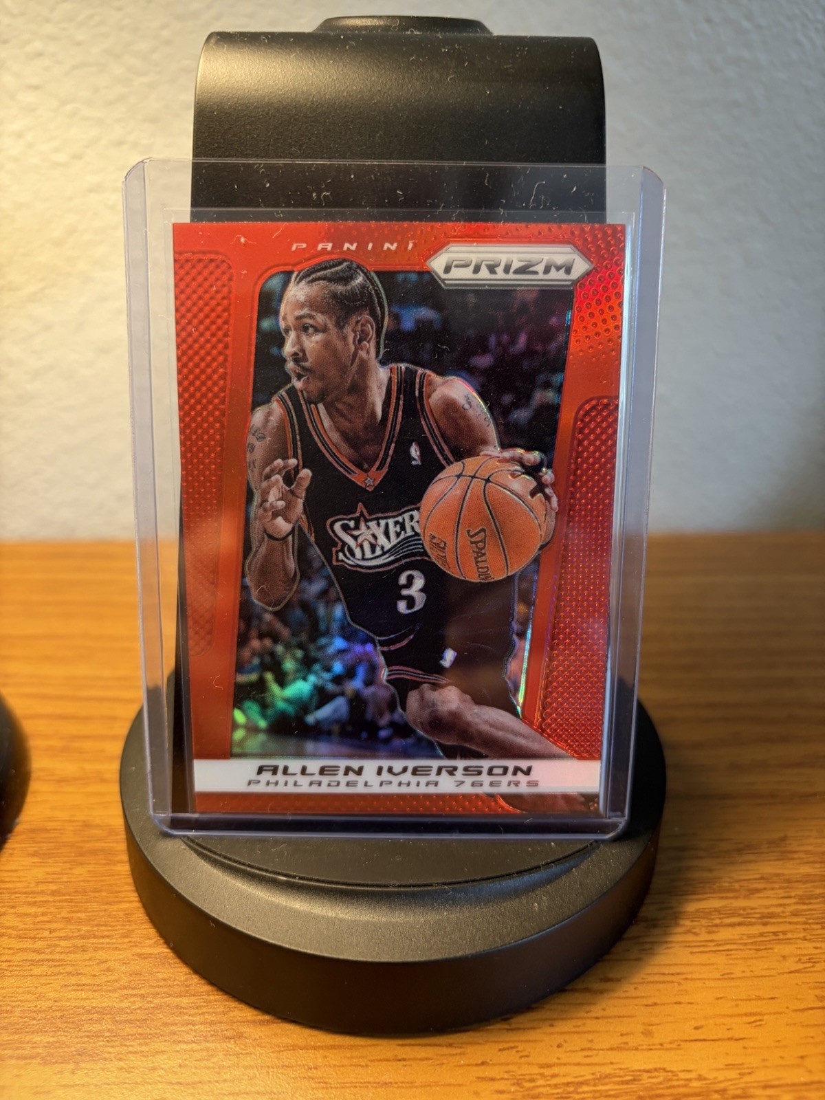 Panini 2013-14 Prizm Red Prizm Allen Iverson #214 Philadelphia 76ers Basketball