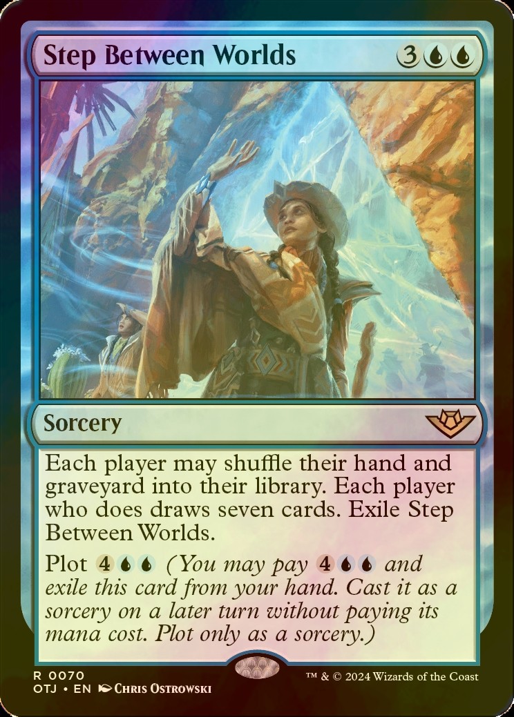 MTG Step Between Worlds FOIL OTJ English