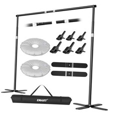 Pipe and Drape Backdrop Stand Kit 8.5x10ft, Heavy Duty Back Drop 8.5 10FT