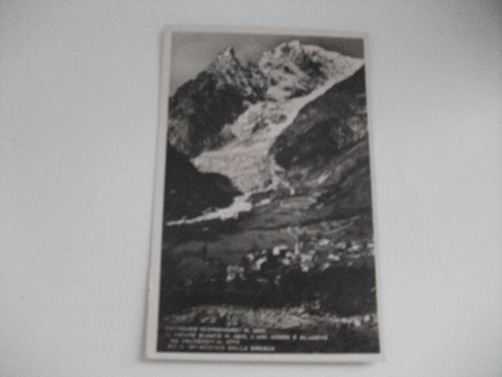 ENTREVES COURMAIOR IL MONTE BIANCO GHIACCIAIO DELLA BRENVA PICCOLO FORMATO