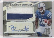 2015 Spectra Radiant Rookie Signatures 20/49 Phillip Dorsett Patch Auto 0q3