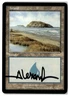 MTG Island (2003) - Arena Promos Signed Moderately Played English