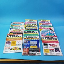 Bundle of 14 Computer Gazette Magazine From the 80s 90s Mixed months and years