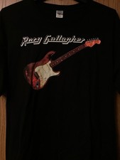 Rory Gallagher - Fender Guitar Image - Camicia nera - 2XL