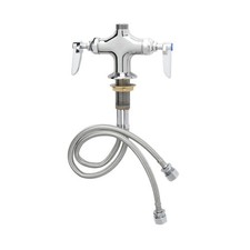 T and S Brass B-0200-LN B-200 Deck Mounted Double Pantry Faucet - Chrome