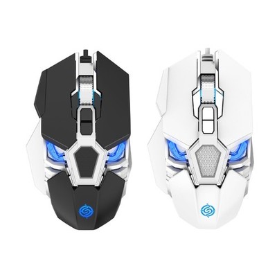 Q18 Ergonomic Mouse  Macro Programmable USB RGB 6400DPI Adjustable Gaming Mice