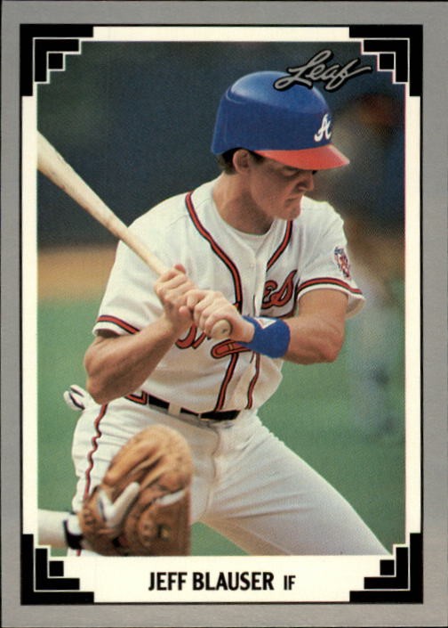 1991 Leaf #115 Jeff Blauser - BB