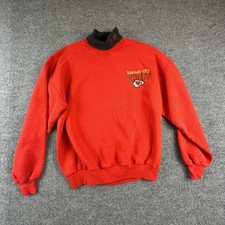 Vintage Kansas City Chiefs Sweatshirt Mens XL Red NFL Football Chalk Line 90s