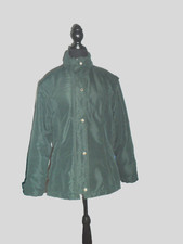 VESTE PARKA DECATHLON VERT FONCE MANCHES AMOVIBLES TAILLE 38/40 PETIT 42 TBE
