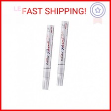Overseas Permanent Paint Pens White Markers - 2 Pack Single color Oil Based Pain