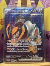 Pokémon Iron Boulder EX TCG Full Art Rare Card 192/162 S&V Temporal Forces