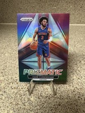 Cade Cunningham 2022-23 Panini Prizm #8  Prizmatic Silver Holo Pistons