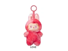 Authentic Pop Mart Labubu “ Big into Energy” Vinyl Plush Doll Pendent - Love