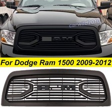 Grille For Dodge Ram 1500 2009 2010 2011 2012 Bumper Grill Wletters Matte Black Grille For Dodge Ram 1500 2009 2010 2011 2012 Bumper Grill Wletters Matte Black