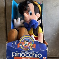 VTG 1992 Mattel  My Favorite Disney Stars  Pinocchio Plush 18  - New in Box NIB
