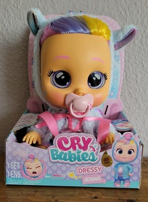 Cry Babies Dressy Fantasy Jenna Interaktive Puppe mit Geräuschen. Neuwertig!