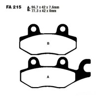 Bremsbelag BremsbeläGe Ebc FA215 Vorne Rechts FüR Triumph Trident 750 1992-1998