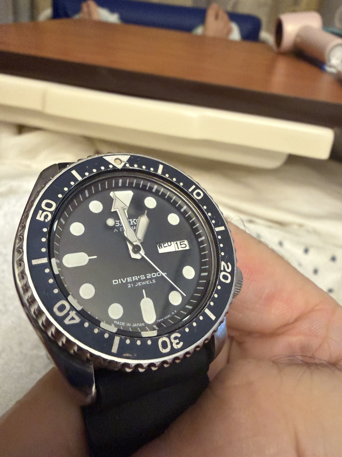 Rare Seiko SKX009J ( blue dial blue bezel)