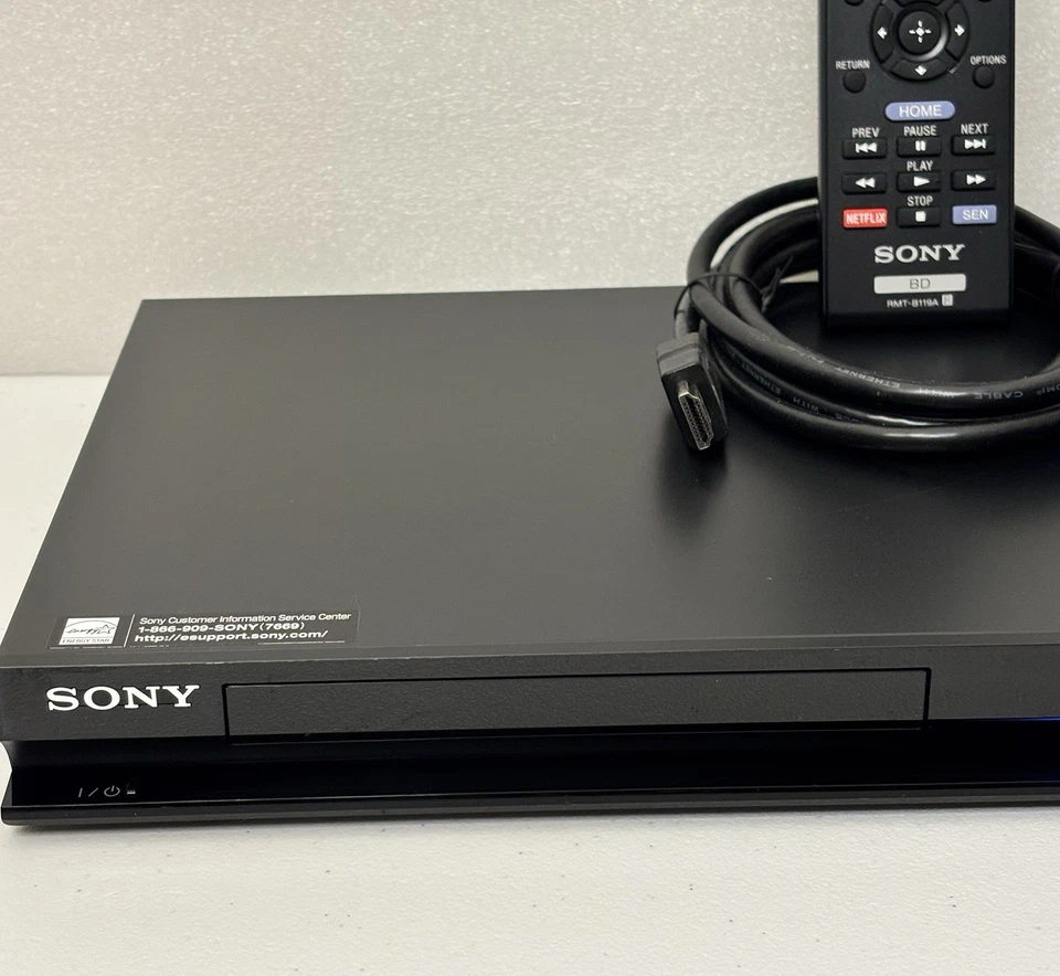 Sony Blu-ray Disc DVD Player BDP-S370 1080p USB HDMI Streaming  W/ Remote Works - Image 3 of 4