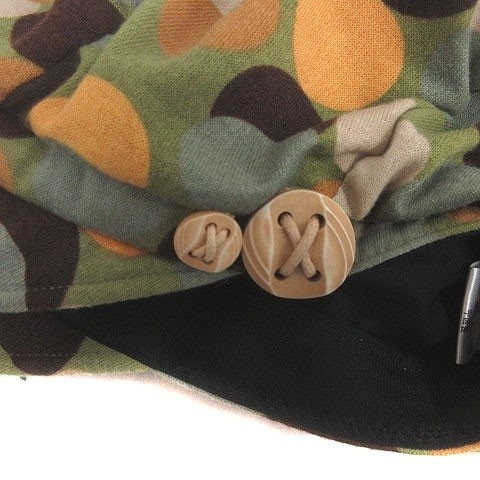 No Brand Dot Pattern Cap Multicolor Polyester 57.… - image 6